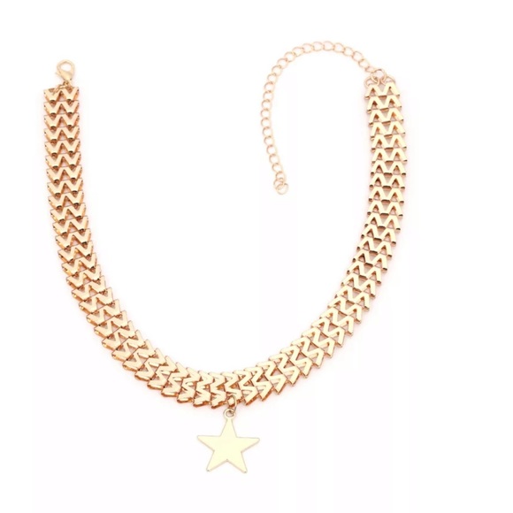 ✨✨Gold Wave Choker Star✨✨ - Picture 2 of 5